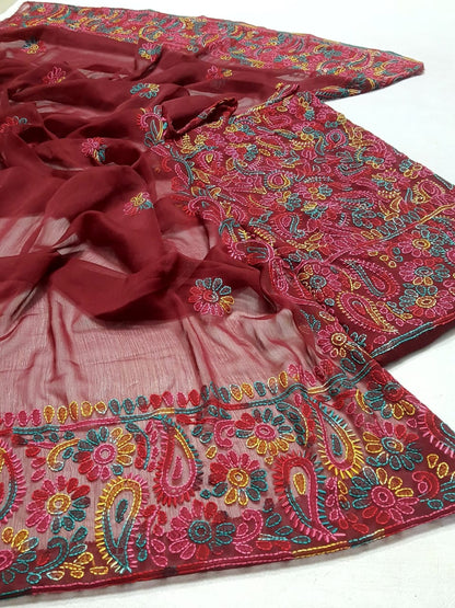 Hand Embroidery 🪡🧵ملتانی کڑھائی